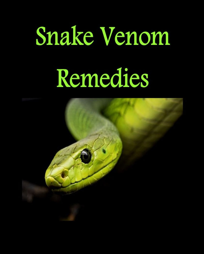 Snake Venom Remedies