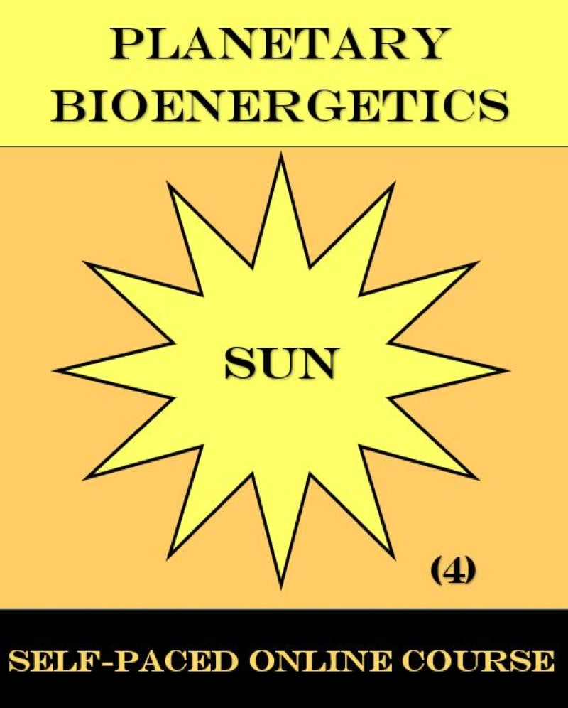 Planetary Bioenergetics - Sun (4)